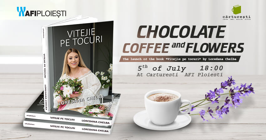 Chocolate, coffee and flowers
