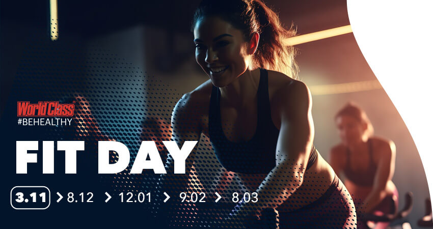 FIT DAY! Free cycling hour from November with World Class