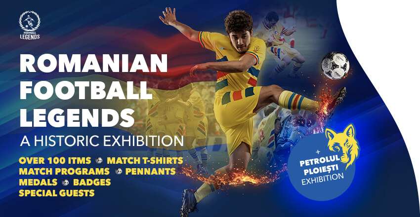 Football legends – a historical exhibition at AFI Ploiesti