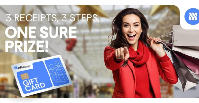 3 vouchers, 3 steps, a guaranteed prize