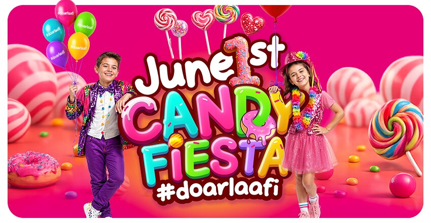 June 1 – CANDY FIESTA