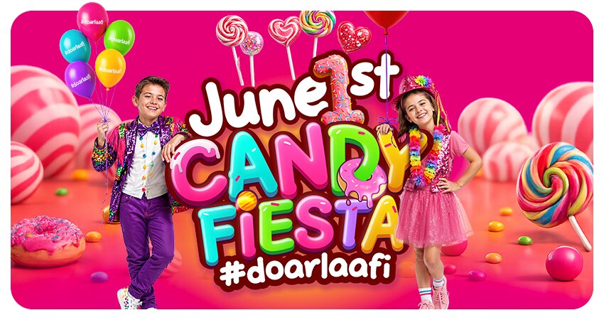 June 1 – CANDY FIESTA