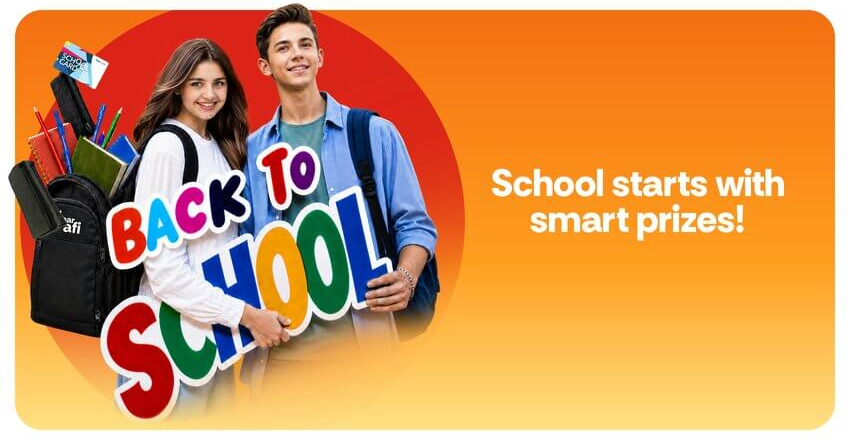 Start the school year with smart prizes, #onlyatAFI!